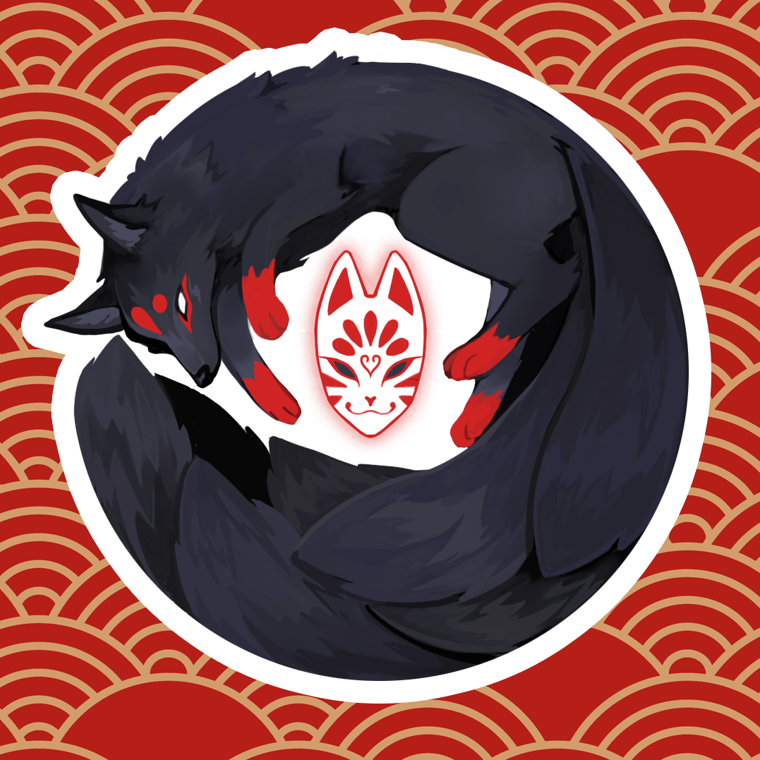 Kitsune Sticker by Jaizure | Kei Collective